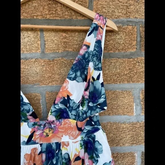 NBD Lightning White Floral Print Skater Dress M - Picture 11 of 14